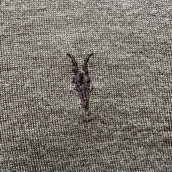 All Saints Khaki Crewneck Sweater - Picture 4 of 8